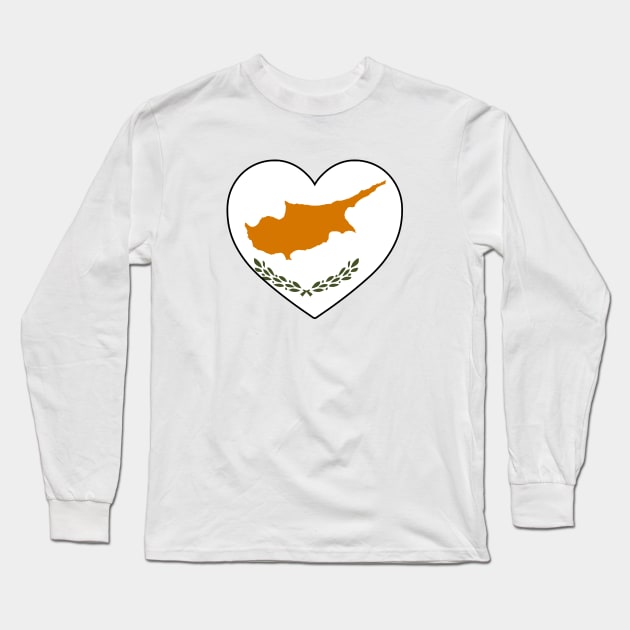 Heart - Cyprus _089 Long Sleeve T-Shirt by Tridaak